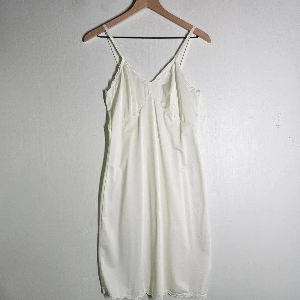 Vintage Gaymode‎ Unclingable Full Slip 36 Reg White Penneys - Picture 3 of 11
